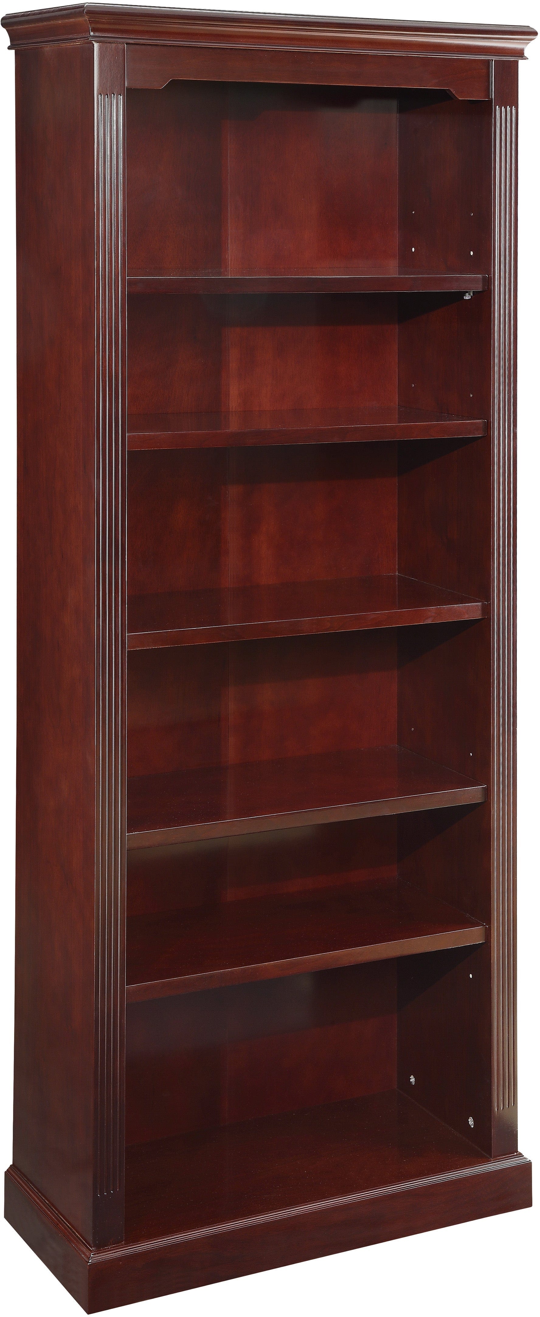 Office Star Townsend 5 Shelf Bookcase - Wooden Storage Shelf for Home & Office Organization - Perfect for Books, Decor, and Office Supplies [TOW 56]