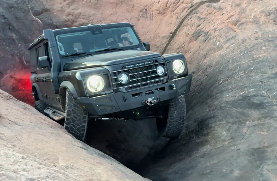 Owl Highline Winch Front Bumper for 2023+ Ineos Grenadier | Heavy Duty Off-Road Bumper with Winch Mount | Perfect for Overlanding & Off-Road Adventures