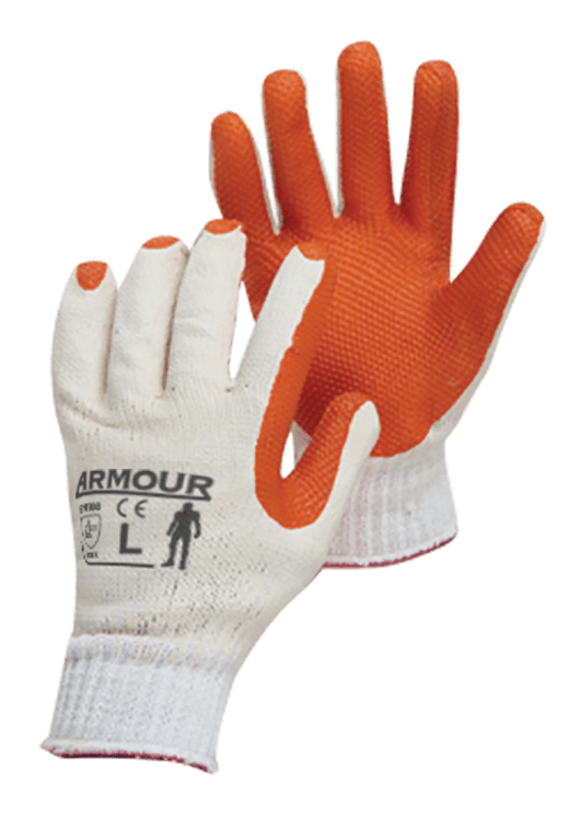 Red Latex Open Back Gloves - 12 Pairs, General Purpose Work Gloves for Cleaning, Gardening & Food Handling - Durable & Comfortable for Daily Use