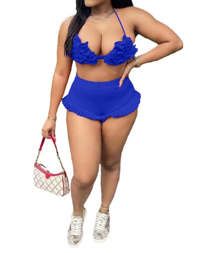 Stylish Women's Two Piece Outfits - Sleeveless Crop Top & Short Sets for Summer | Party, Club & Vacation Wear | Sizes S-2XL | Trendy Casual & Night Out Fashion