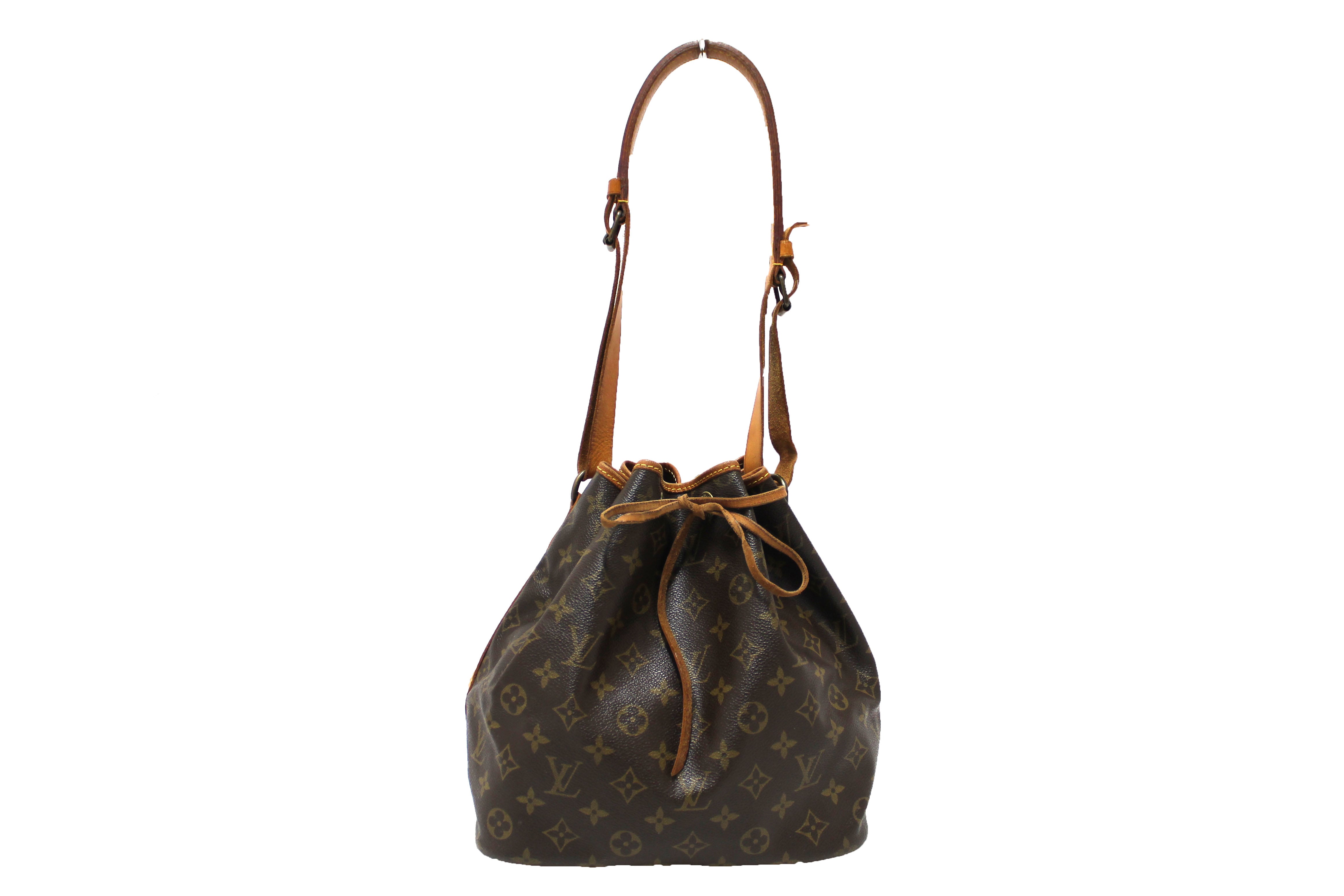 Authentic Louis Vuitton Monogram Noe Drawstring Shoulder Bag - Vintage Designer Handbag for Women, Perfect for Everyday Use, Travel & Special Occasions