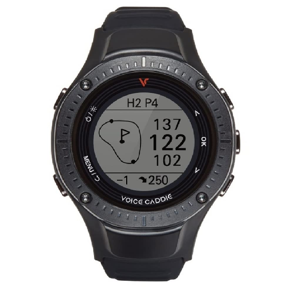 VOICE CADDIE G3 Hybrid Golf GPS Watch with Slope - Black | Accurate Distance Measurement | Golf Course GPS Rangefinder | Perfect for Golfers & Outdoor Sports Enthusiasts