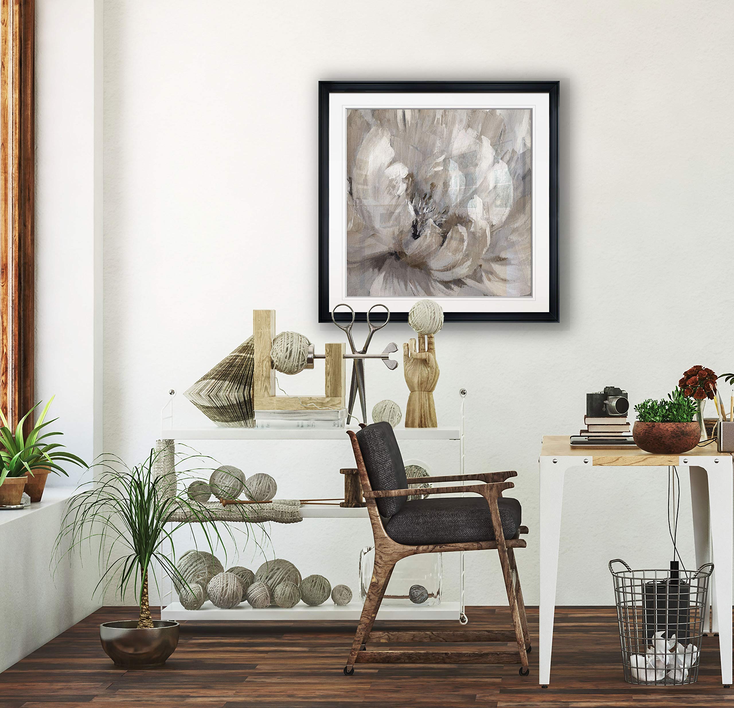 Wexford Home Burst of Spring II Framed Giclee Print - 28x28 Inch Contemporary Landscape Wall Art by Nan Flower Pictures - Perfect for Living Room, Bedroom & Office Decor