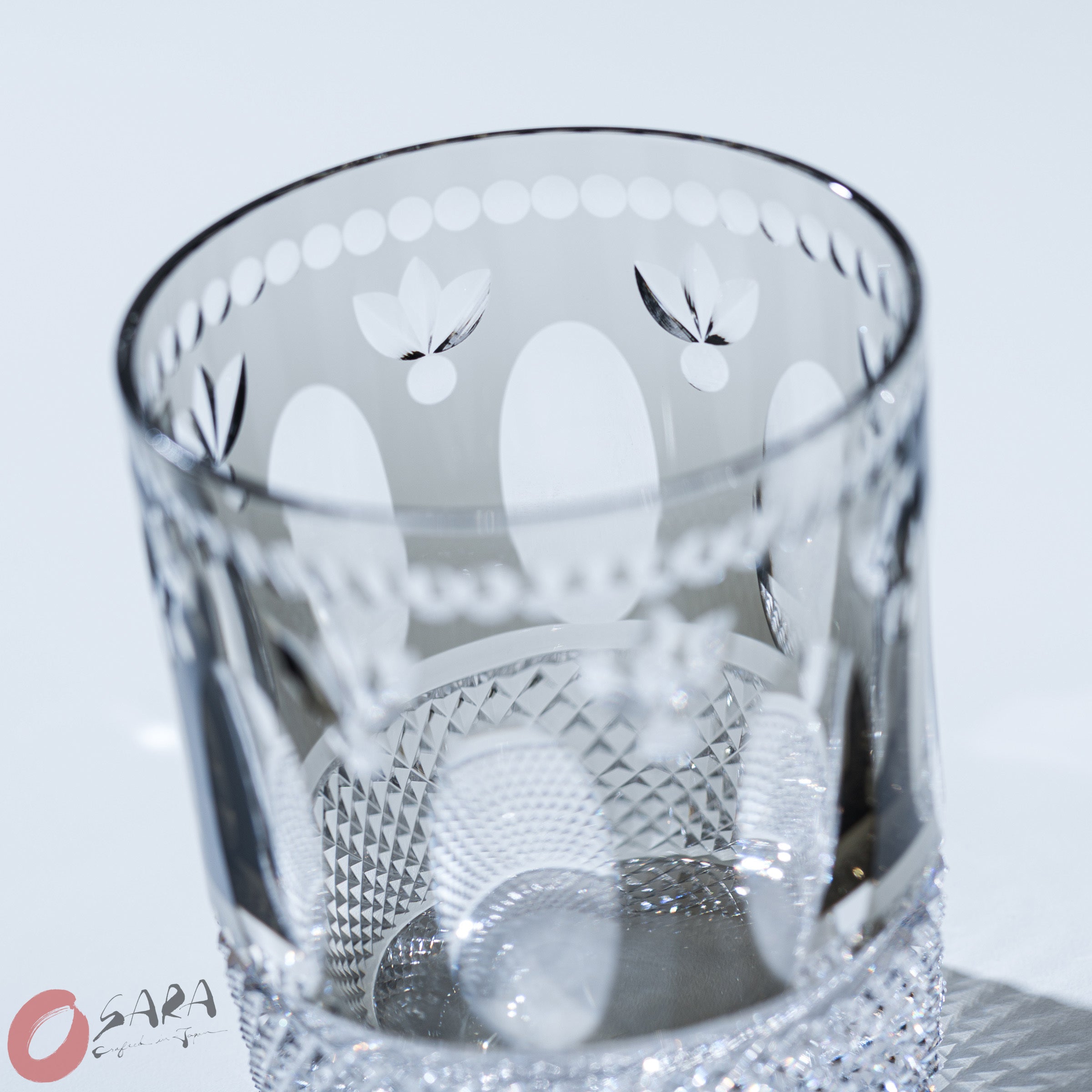 Premium KAGAMI Crystal Whiskey Glass Set - Vintage Retro Design for Bourbon, Scotch & Cocktails - Elegant Barware for Home, Parties & Gifts