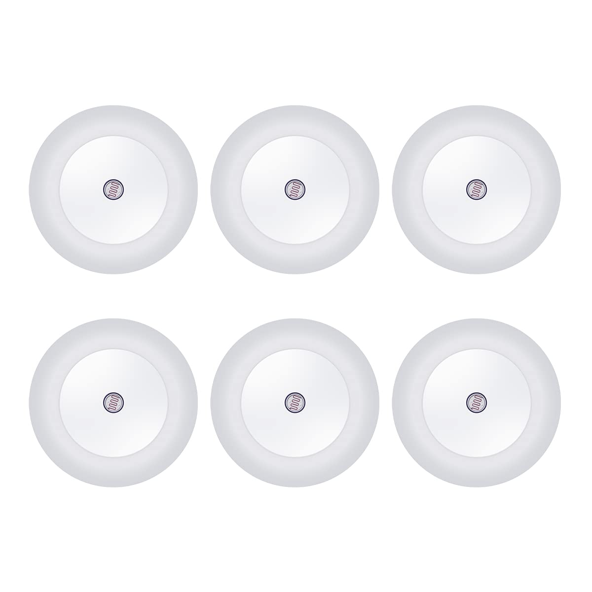 KINUR 6 Pack Amber LED Night Lights - Dusk to Dawn Sensor Wall Plug Ins for Kids Room, Nursery, Bedroom, Bathroom, Hallway & Stairs | Soft Glow for Safe Nighttime Navigation & Comfort