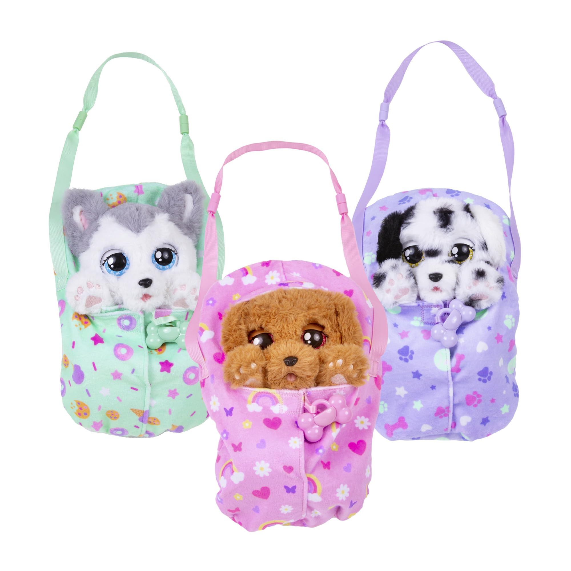 IMC Toys Baby Paws - Interactive Dalmatian Puppy Plush Toy with Carrier | Soft Cuddly Stuffed Animal Makes 5 Realistic Sounds for Kids Ages 4+ | Perfect Gift for Birthday, Christmas & Pretend Play