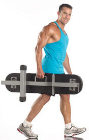 PowerBlock Travel Bench - Adjustable Portable Weight Bench for Home & Gym Workouts - Perfect for Travel, Small Spaces & Full-Body Training