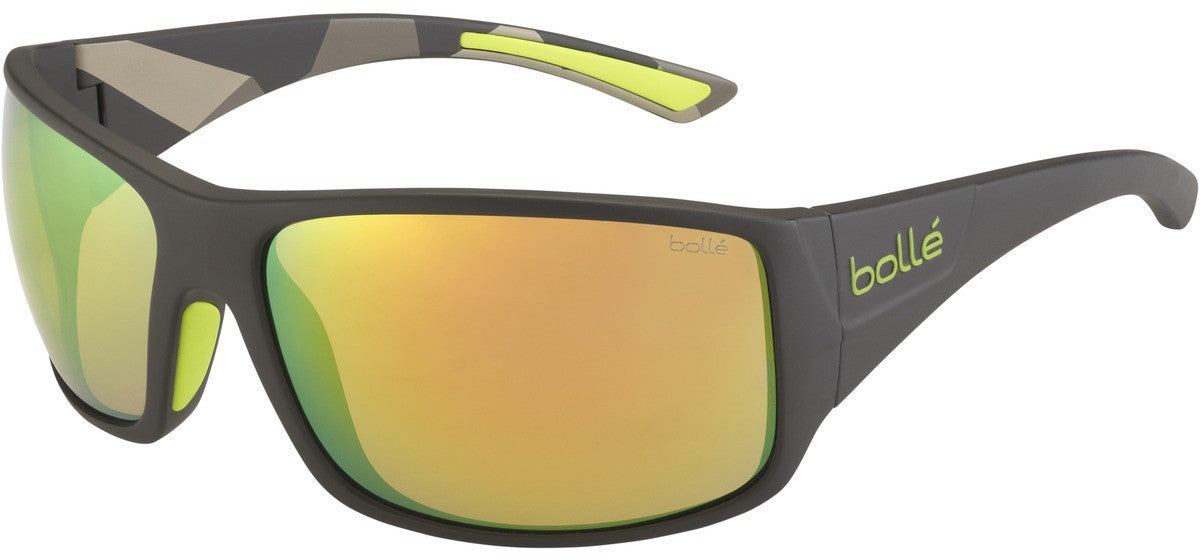 Bolle TIGERSNAKE Sunglasses - Polarized UV Protection Sports & Outdoor Sunglasses for Men and Women - Perfect for Running, Cycling, Hiking and Driving