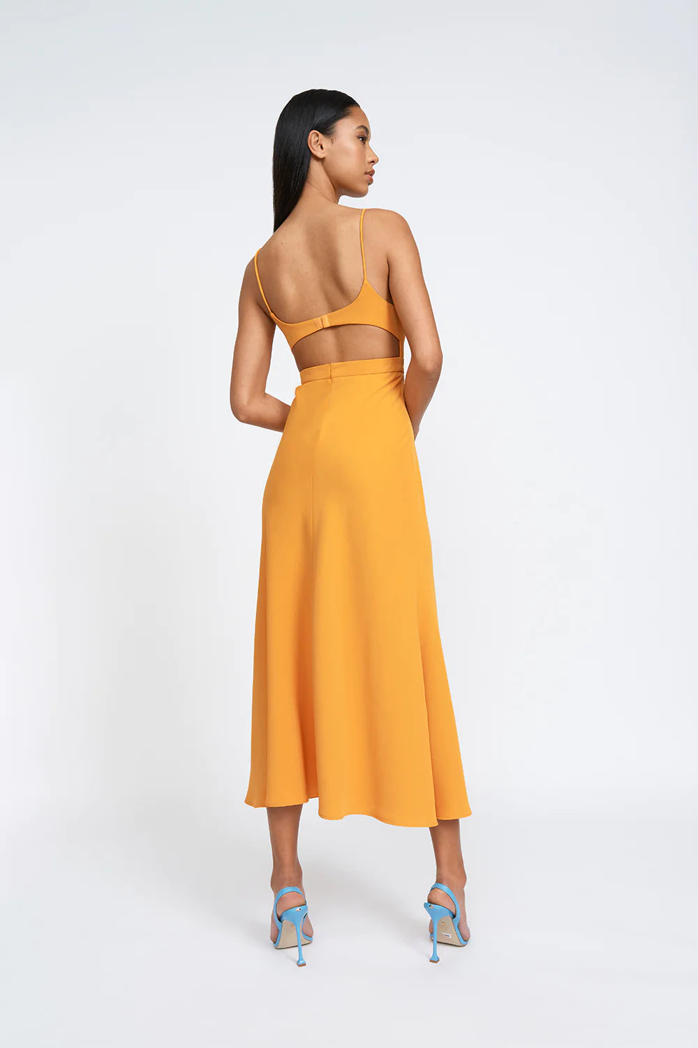 Callia Wire Midi Dress - Elegant Floral Print Summer Dress for Women | Perfect for Weddings, Parties & Casual Outings