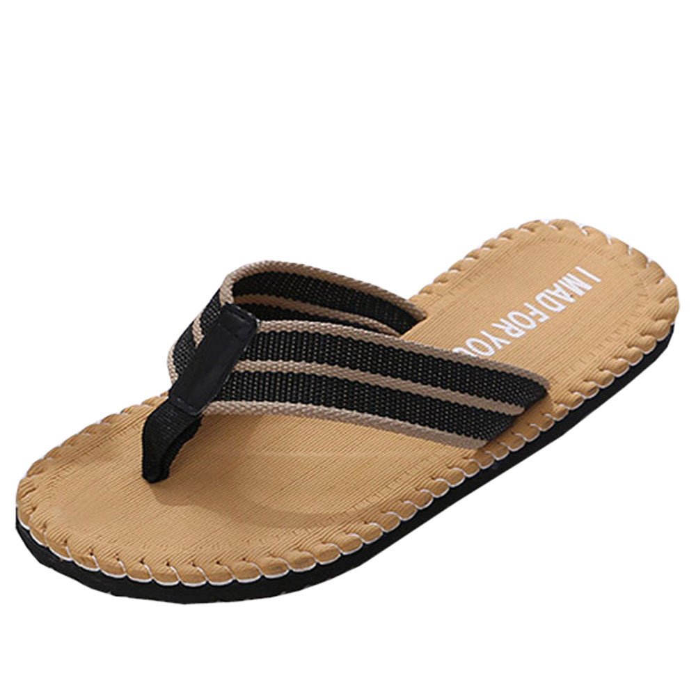 Men's Outdoor & Indoor Sandals - Breathable Summer Slippers with Arch Support - Non-Slip Flip Flops for Beach, Pool, Gym & Home Use - Size 11 Yellow