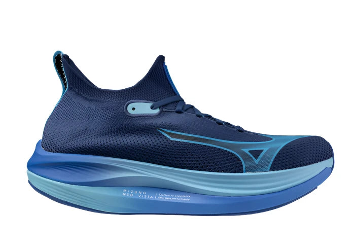 Mizuno Neo Vista Men's Running Shoes (D Width) - Mugen Blue | Lightweight & Cushioned for Long-Distance Running & Training