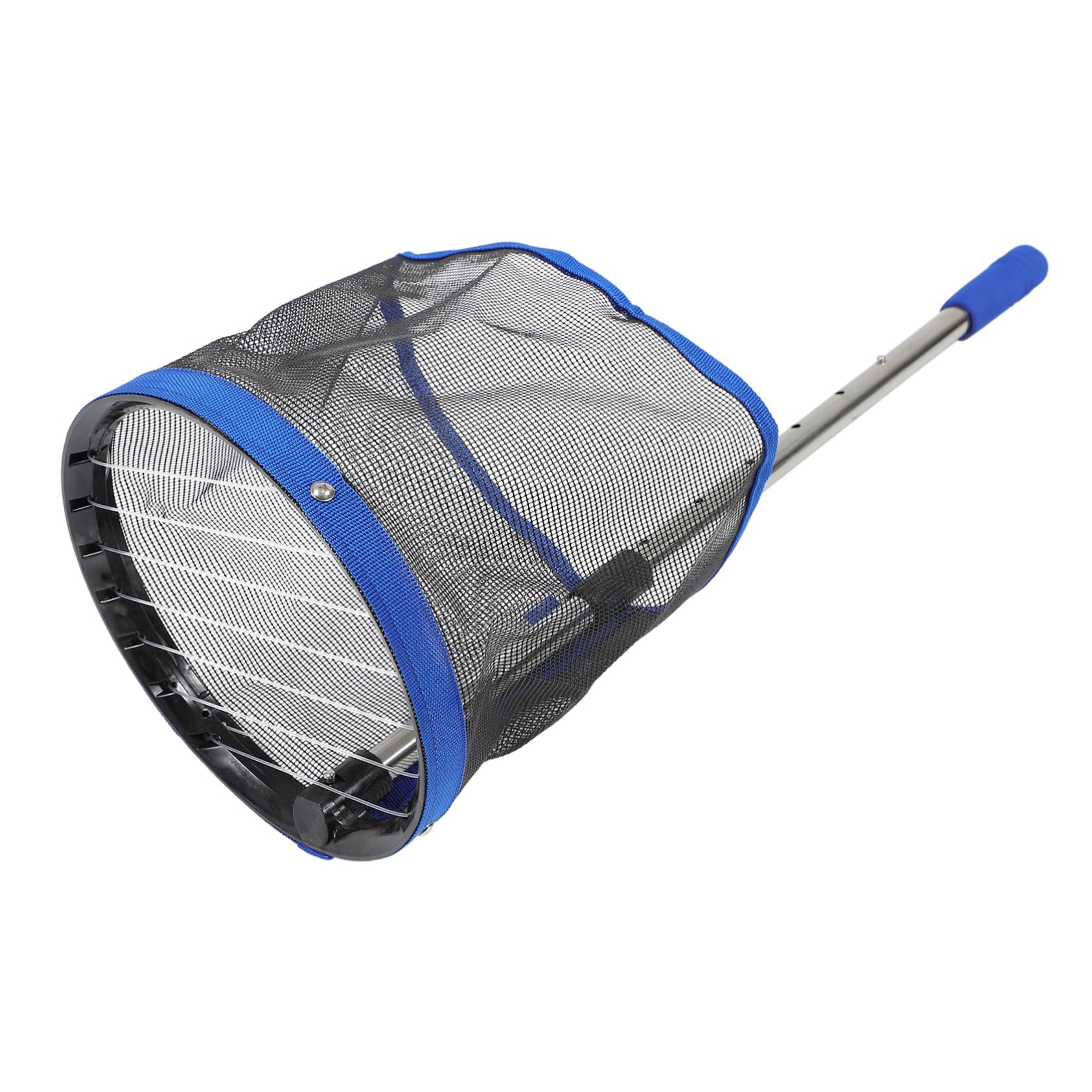 **Portable Table Tennis Ball Retriever & Picker Net Bag - Blue | Easy Ball Collection & Storage | Perfect for Training, Practice & Home Use**