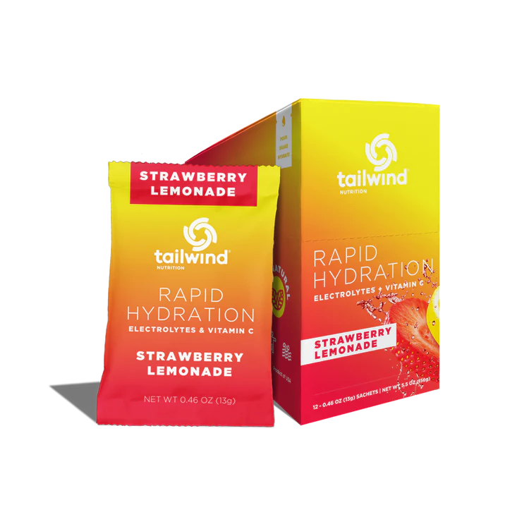 Tailwind Rapid Rehydration Powder - Electrolyte Drink Mix for Endurance Athletes & Runners - Single Serving Pack - Ideal for Marathon, Cycling & Workout Recovery