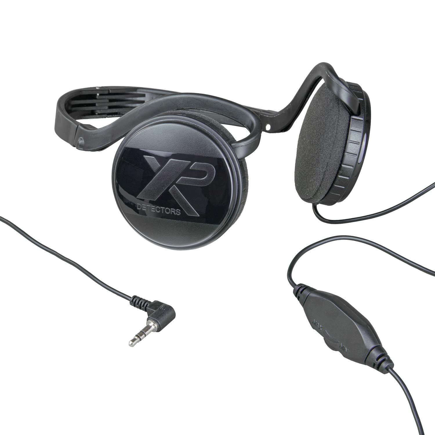 XP FX03 Wired Headphones with 3.5mm Jack & Volume Control - Metal Detector Compatible Headphones for All Devices (Smartphones, Laptops, Tablets) - Perfect for Metal Detecting, Treasure Hunting & Outdoor Adventures