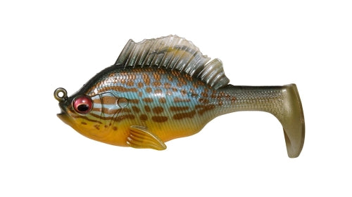 Megabass Sleeper Gill Soft Swimbait - Realistic Fishing Lure for Bass & Panfish - Perfect for Freshwater & Saltwater Fishing