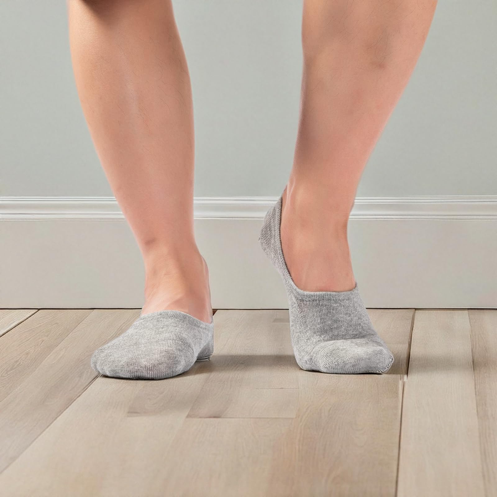 IDEGG No Show Socks for Women & Men - Low Cut Invisible Liner Socks - Anti-Slip Athletic Running Socks - Breathable Casual Socks for Sneakers, Loafers & Dress Shoes - Perfect for Workouts, Office & Daily Wear