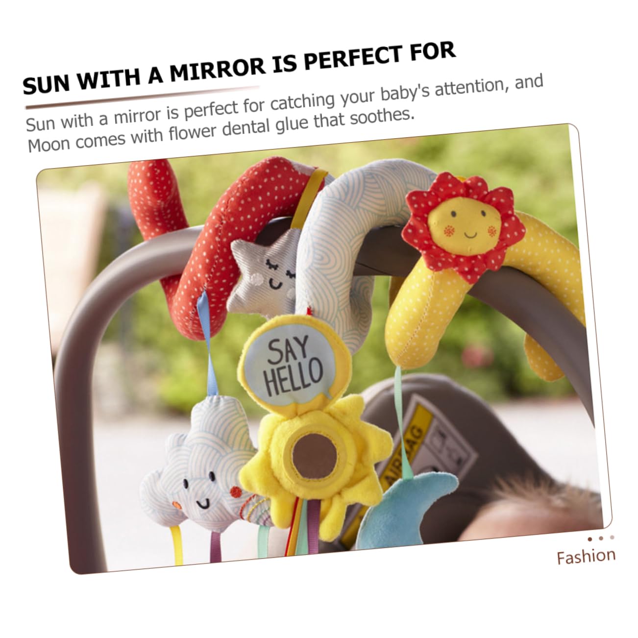Wakauto 1 Set Baby Stroller Pendant Toy - Cute Fabric Hanging Car Seat & Crib Toys for Newborn Girls - Perfect for Strollers, Car Seats & Nursery Decor
