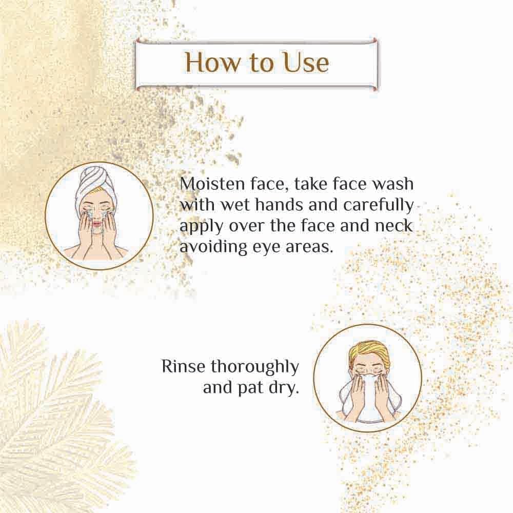 24K Gold Facial Cleanser 100ml - HD Glow Brightening Face Wash for Women & Men | Paraben & Sulfate Free | Deep Cleansing & Skin Radiance | Perfect for Daily Skincare & Anti-Aging Routine