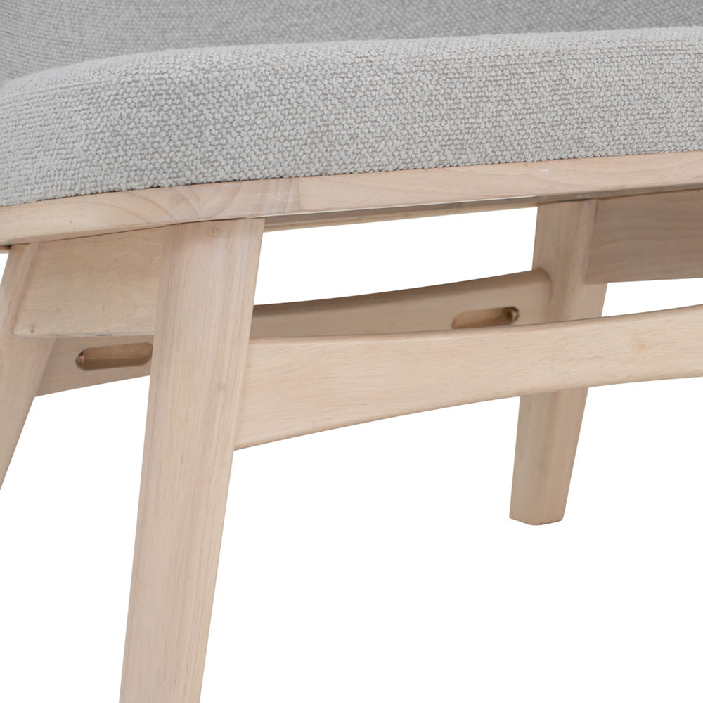 VEDA Lounge Chair - Natural Wood & Comfortable Design for Living Room, Bedroom, or Office - Perfect for Relaxing & Reading