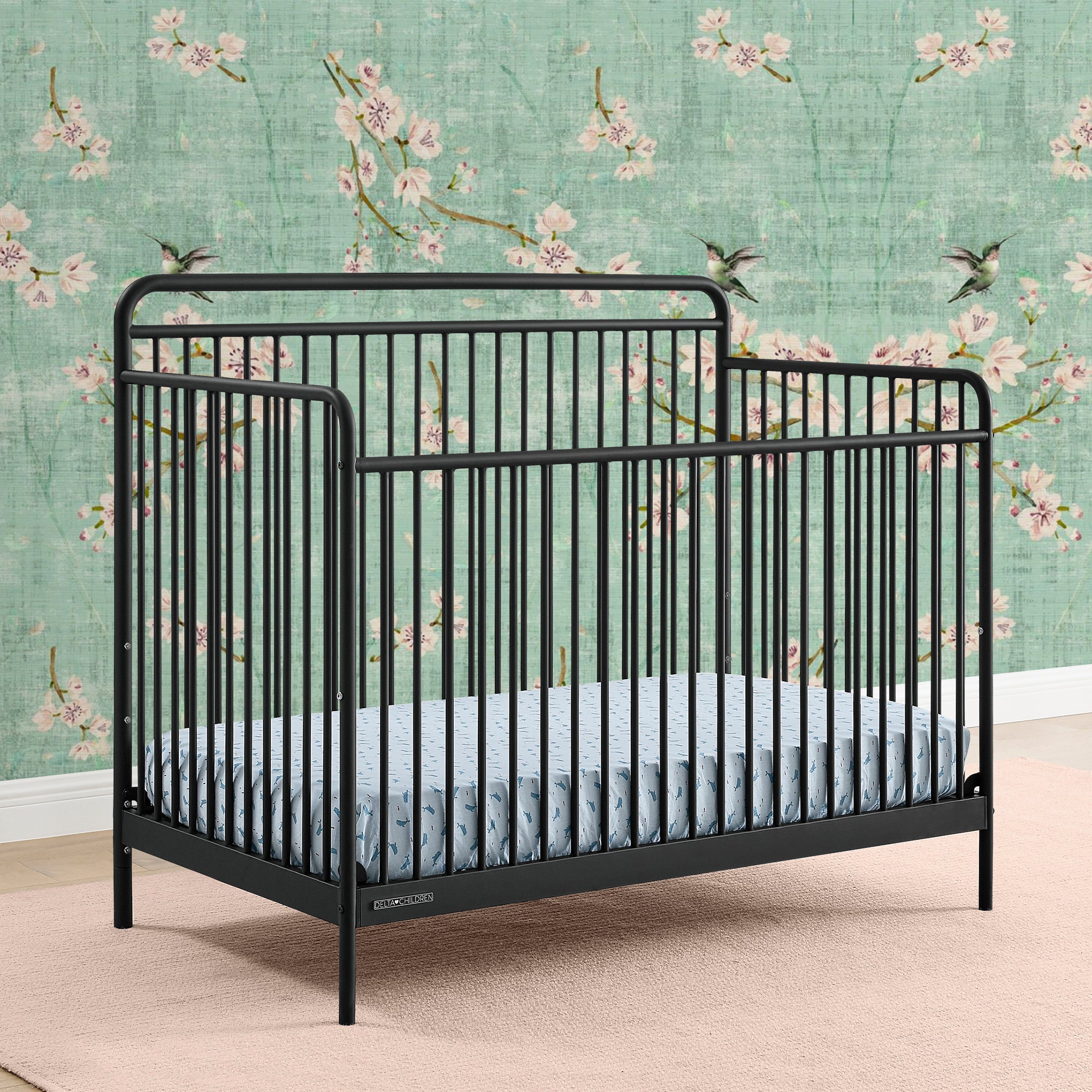 Hayden 5-in-1 Convertible Baby Crib - Toddler Bed, Daybed & Full-Size Bed | Safe Nursery Furniture for Newborns & Kids | Perfect for Bedrooms & Daycare Centers