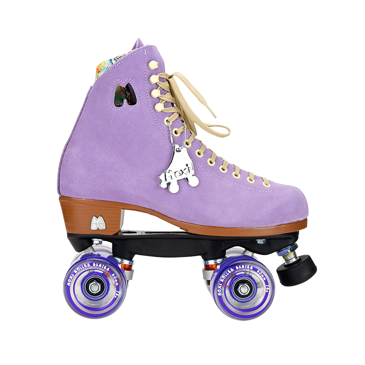 Moxi Lolly Roller Skates - Lilac Purple Outdoor & Indoor Skates for Women & Girls - Perfect for Park, Rink, Street Skating & Fitness