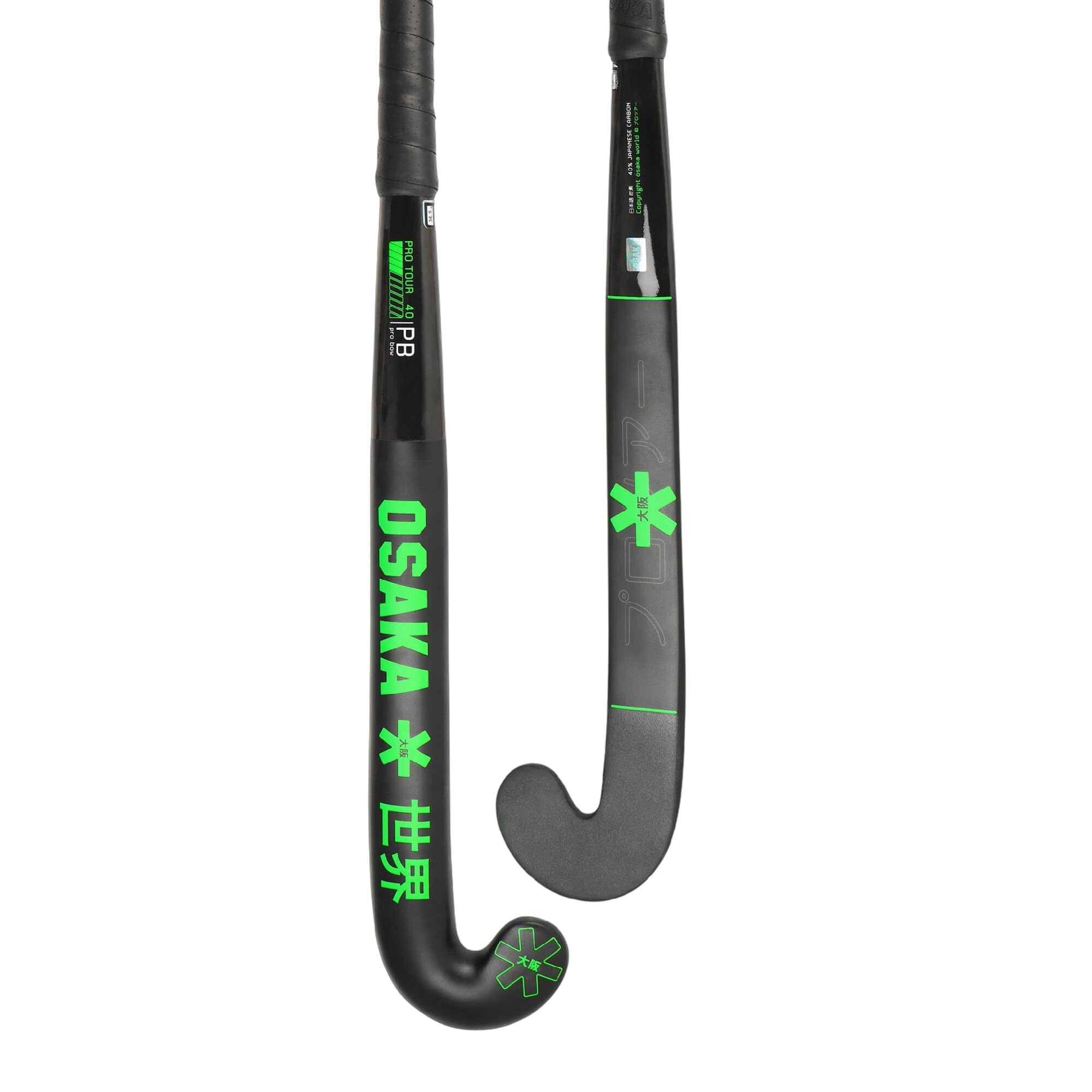 Osaka Field Hockey Stick Pro Tour 40 2.0 - Professional Bow Shape for Advanced Players | Perfect for Competitive Matches & Training Sessions