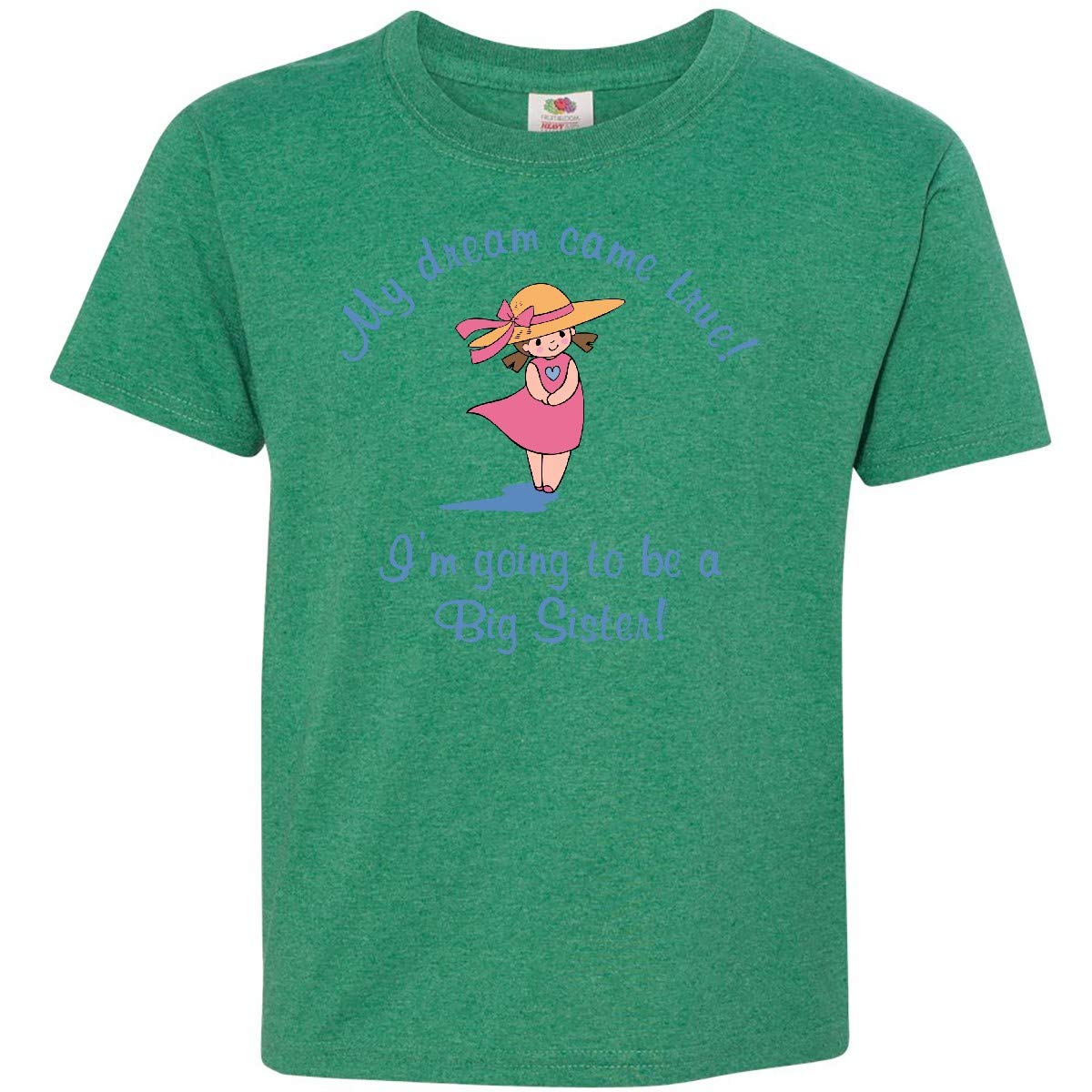 Dream Future Big Sister Youth T-Shirt | Cute Sibling Matching Outfit | Soft Cotton Kids Tee for Birth Announcement & Family Photos