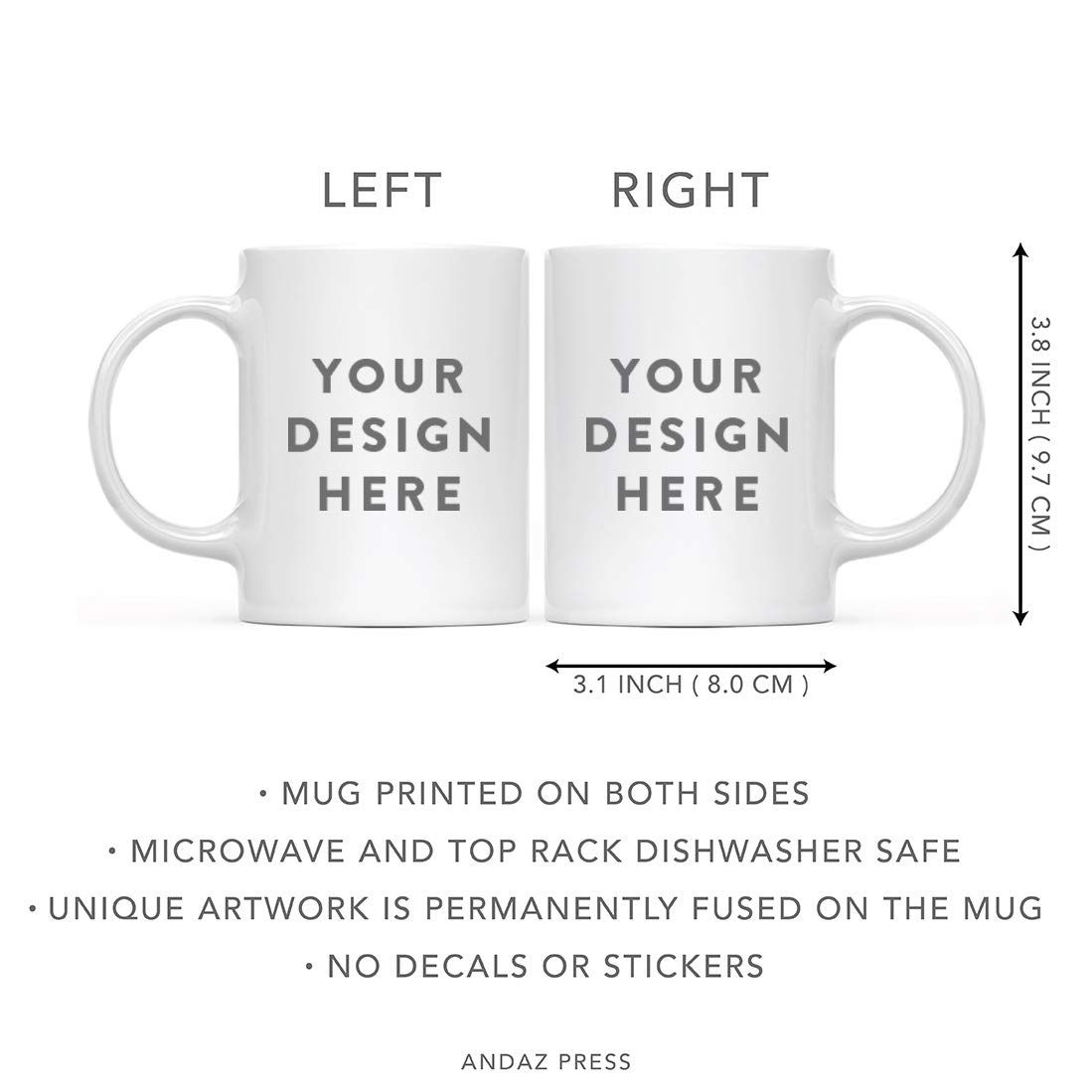 Funny Office Coffee Mug Gift - 'A Clean Desk is a Sign of a Cluttered Drawer' - 11oz Ceramic Cup for Coffee, Tea & Hot Drinks - Perfect for Desk Decor, Coworker Gifts & Office Humor