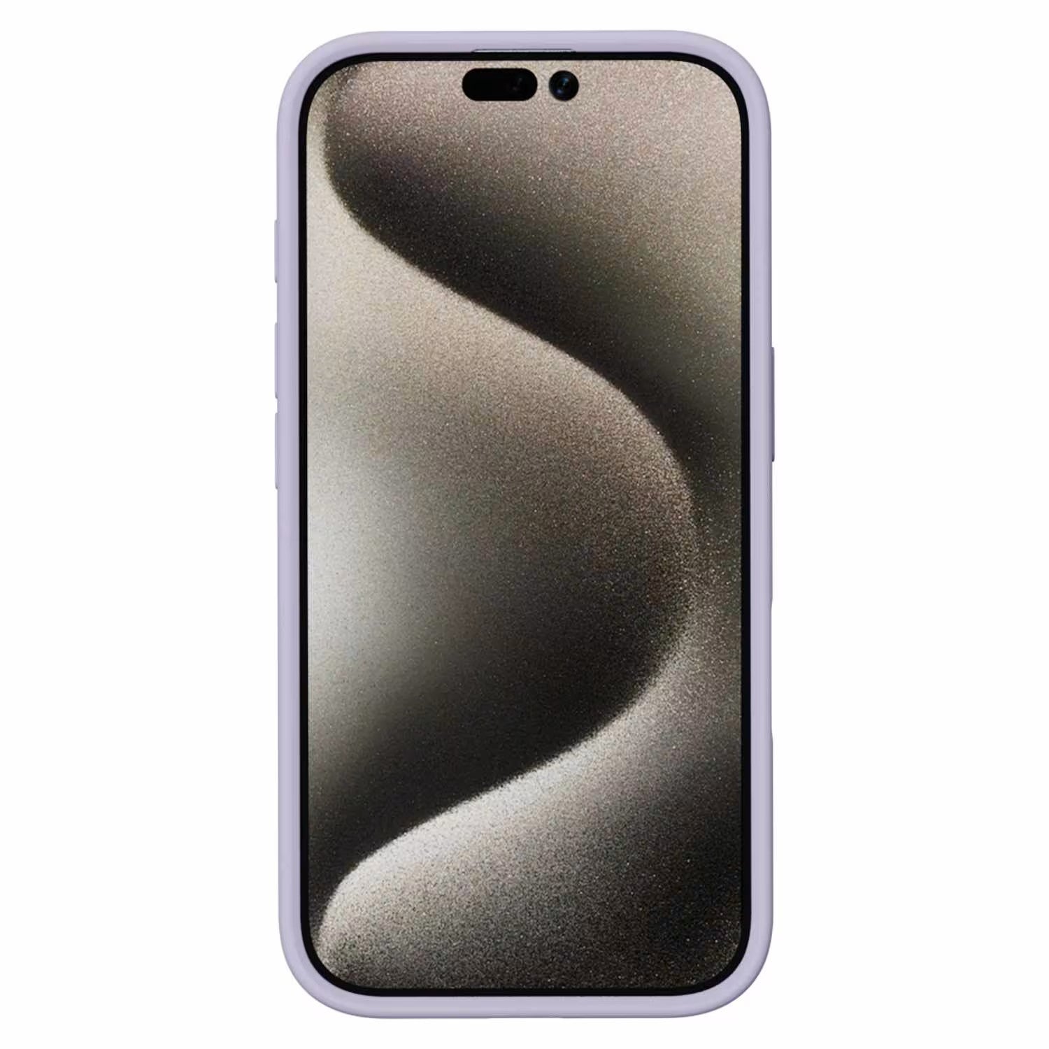iPhone 16 Pro Max Blue Element Silicone MagSafe Case - Shockproof & Anti-Scratch Protection | Perfect for Work, Travel & Everyday Use (Lavender)