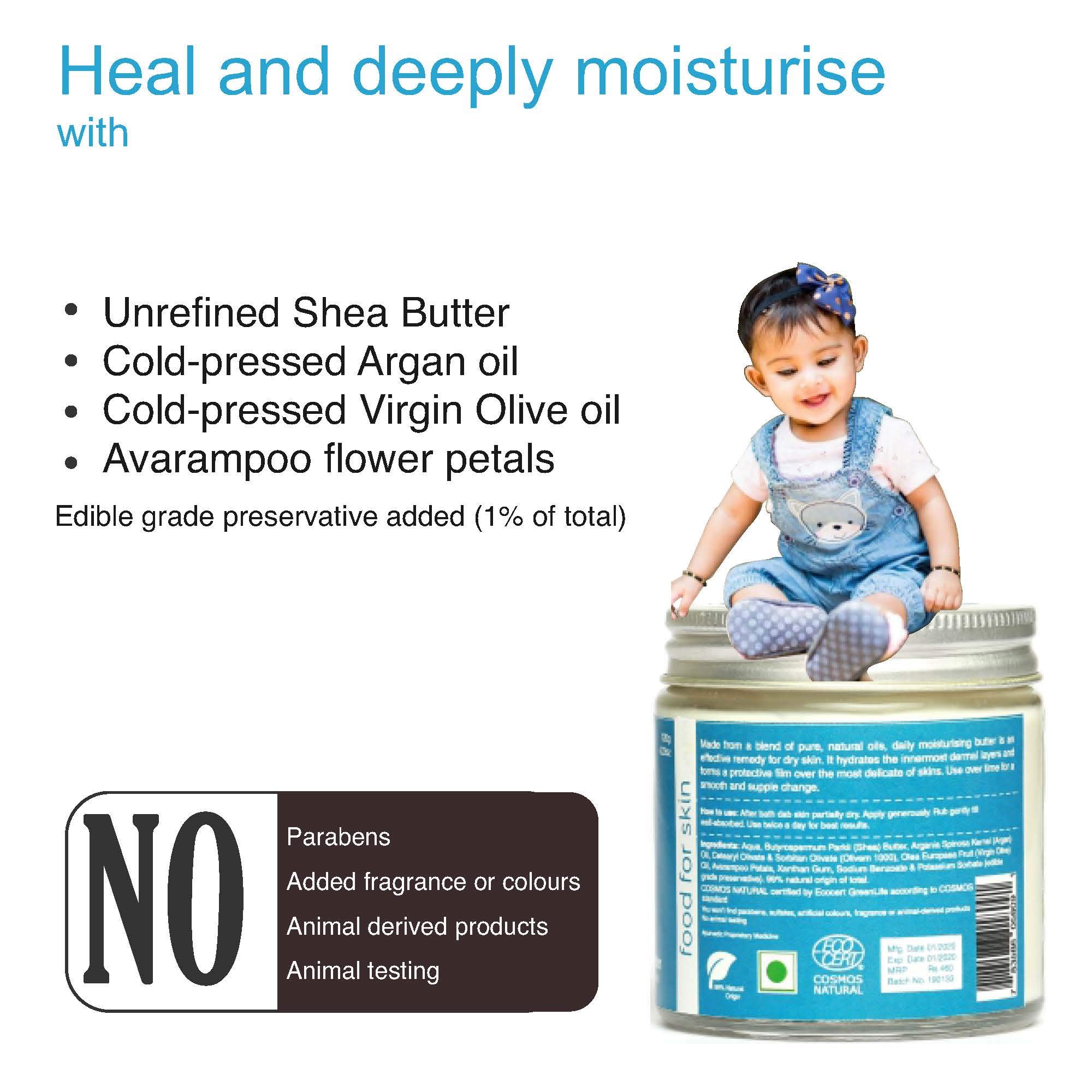 Earthbaby Baby Moisturizing Lotion - 99.69% Natural, 100% Vegan, Fragrance-Free, Hypoallergenic for Sensitive Skin, 9.2 fl oz | Gentle Hydration for Newborns & Kids | Daily Baby Care, Eczema Relief, Dry Skin Treatment
