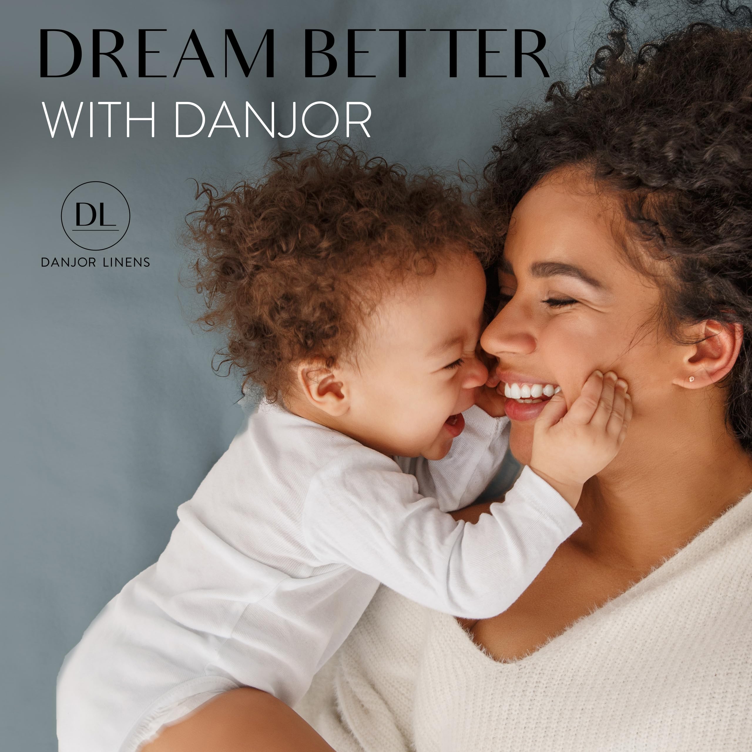 Danjor Linens 6-Piece King Size Sheet Set - Premium Hotel Quality Microfiber Bed Sheets with Deep Pockets, 4 Pillowcases | Cooling, Breathable & Wrinkle-Free | Machine Washable | Spa Blue | Perfect for Home, Hotel & Guest Room Comfort