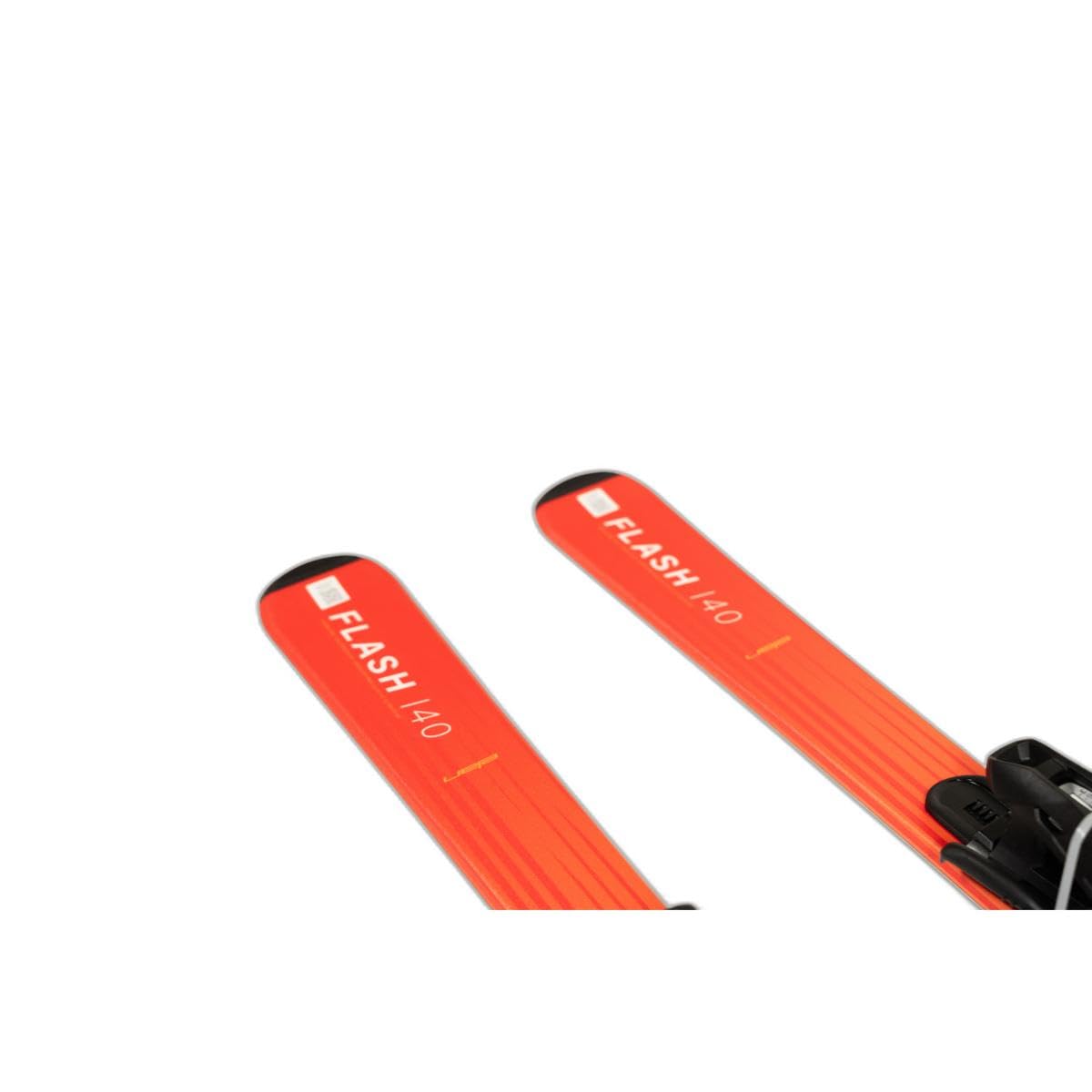 Defiance Flash JRS 4.5 Red Kids Skis 2024 - Perfect for Young Skiers Learning on Slopes | Junior Ski System for Boys & Girls