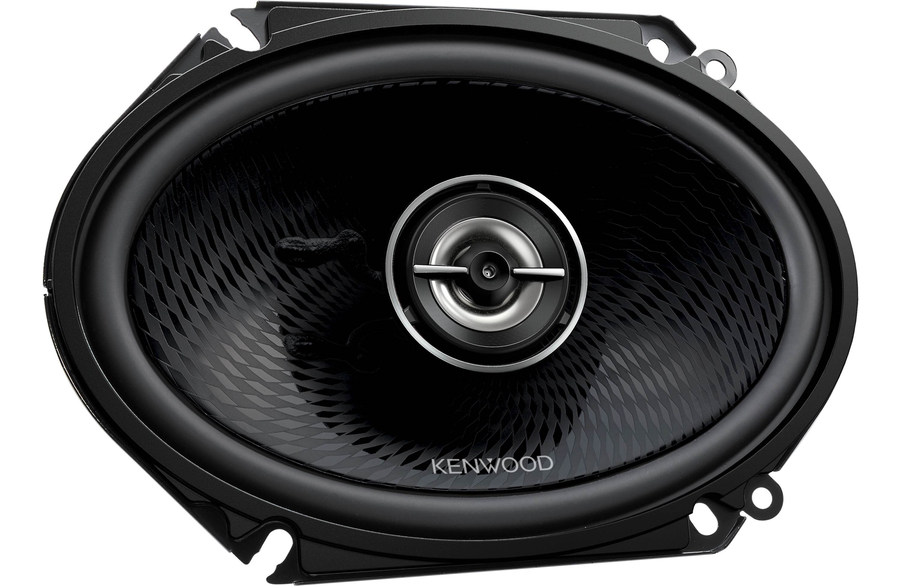 Kenwood KFC C6898RS RS Series 6x8 Inch 2-Way Coaxial Car Speakers (Pair) - Premium Sound for Trucks, SUVs and Automotive Audio Systems