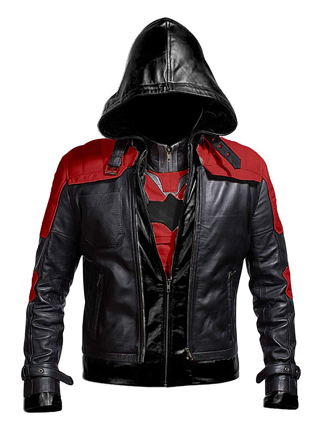Stylish Black Hooded Men's Vest Jacket 2-in-1 (Sizes S-4XL) - Versatile Layering for Outdoor Activities & Casual Wear