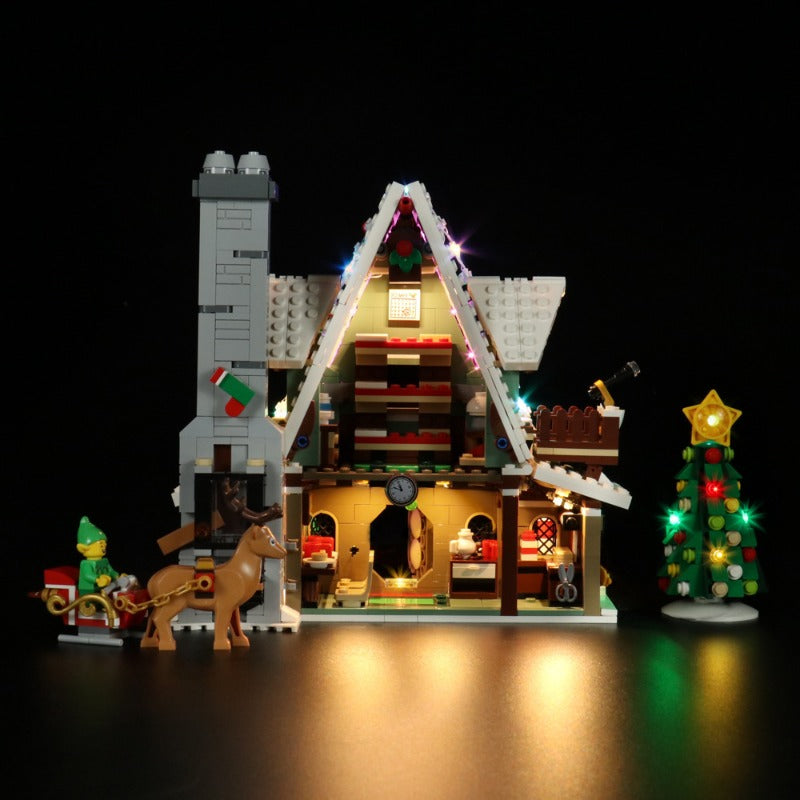 1197pcs LEGO 77018 Elf Club House Building Blocks Set - Creative Gift for Kids & Adults, Perfect for Christmas Decorations & Holiday Displays