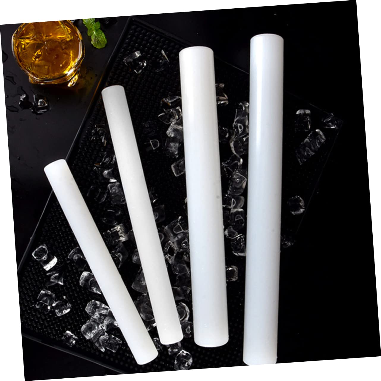 Premium Ice Hammer Garlic Muddler - Stainless Steel Cocktail Crusher & Drink Stirrer with Lemon Juicer - Perfect for Bar Mixing, Coffee Shops, and Home Bartending - Ideal for Crafting Mojitos, Margaritas, and Fresh Fruit Drinks