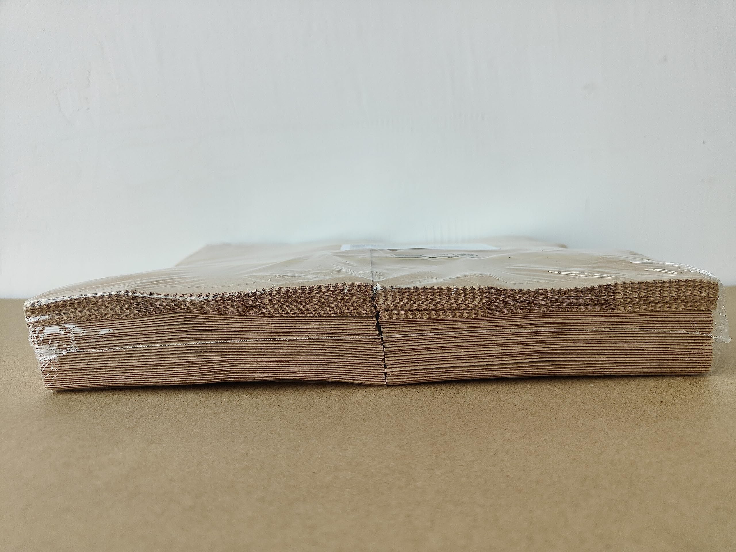 Eco-Friendly Kraft Paper Bags 100-Pack, 13x8x24cm Food-Grade Bags for Bread, Pizza, Sweets, Candies & Bakery - Perfect for Takeout, Party Favors & Gift Packaging