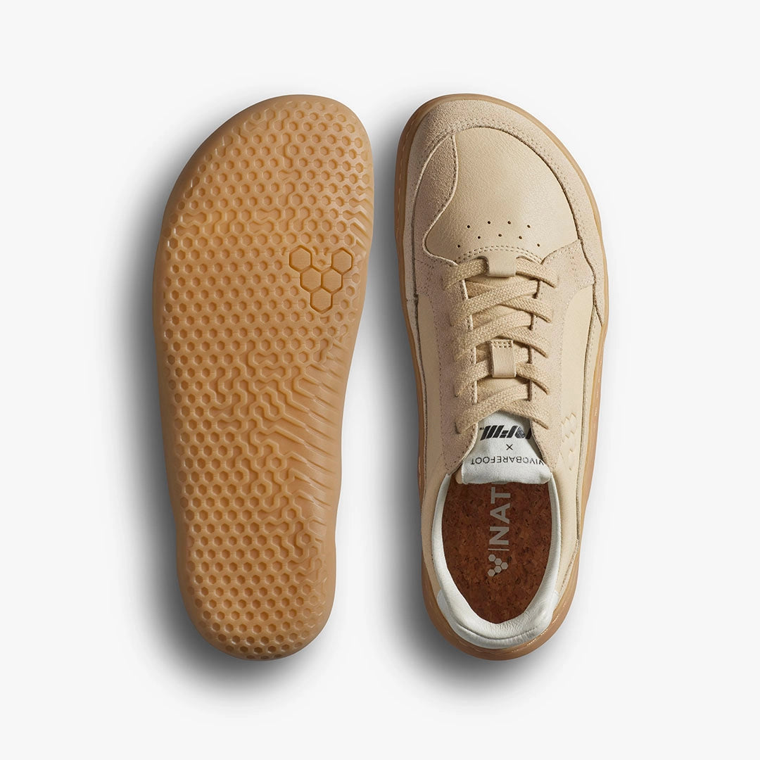 Vivobarefoot Men's Gobi II Leather Sneakers - Premium Barefoot Shoes for Men | Comfortable Minimalist Walking & Travel Shoes for Outdoor Activities