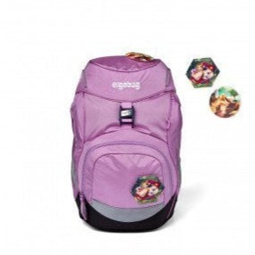 ergobag Prime School Backpack for Kids - Lightweight & Ergonomic Design, Pink Bear Print | Perfect for School, Travel & Daily Use