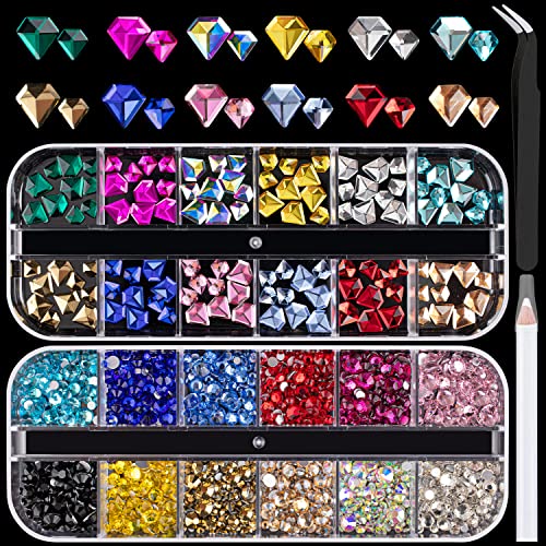 C06-Mixed Color#5 (Round + Diamond)