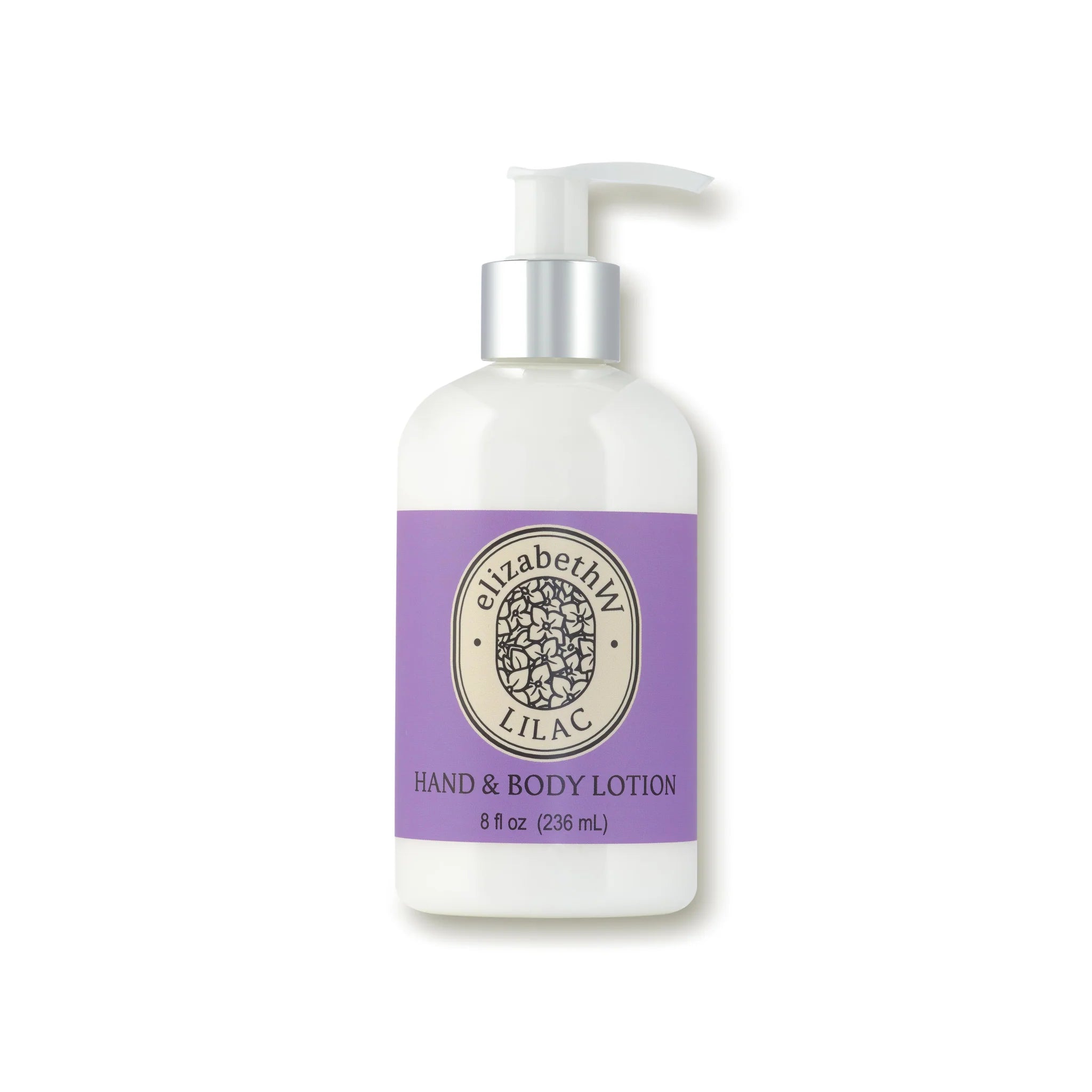 Elizabeth W Lilac Hand & Body Lotion - Moisturizing & Nourishing for Dry Skin - Perfect for Daily Use at Home, Office & Travel