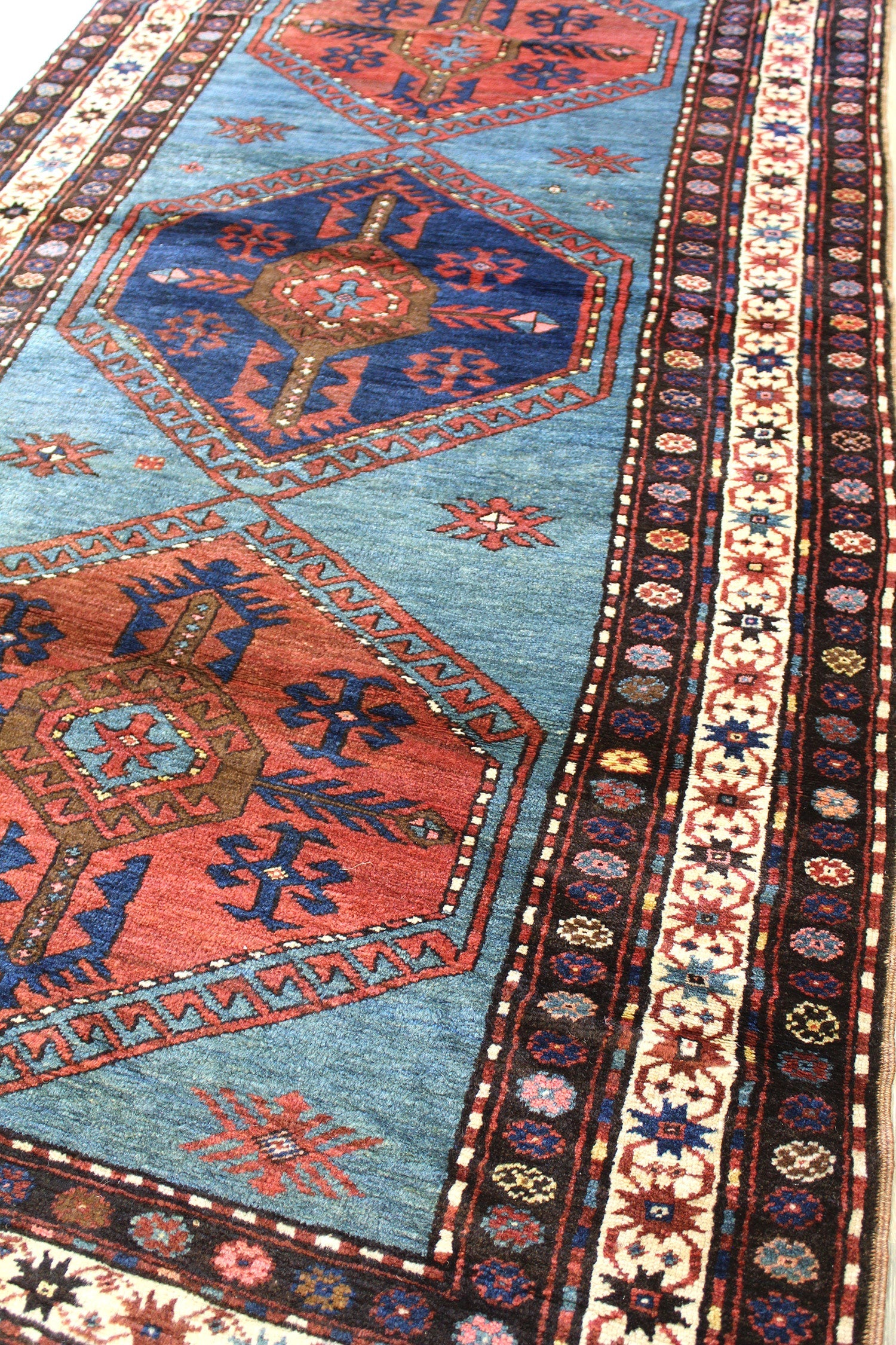 Vintage Antique Kazak Handwoven Tribal Rug - Traditional Wool Carpet for Home Decor, JF8435 | Perfect for Living Room, Bedroom & Boho Style Interior Design