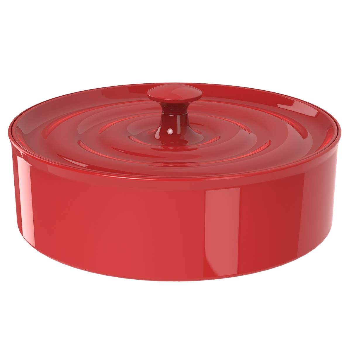 Premium Tortilla Holder - Red | Heat-Resistant & Durable Tortilla Warmer | Perfect for Tacos, Burritos & Nachos | Microwave & Dishwasher Safe for Easy Use