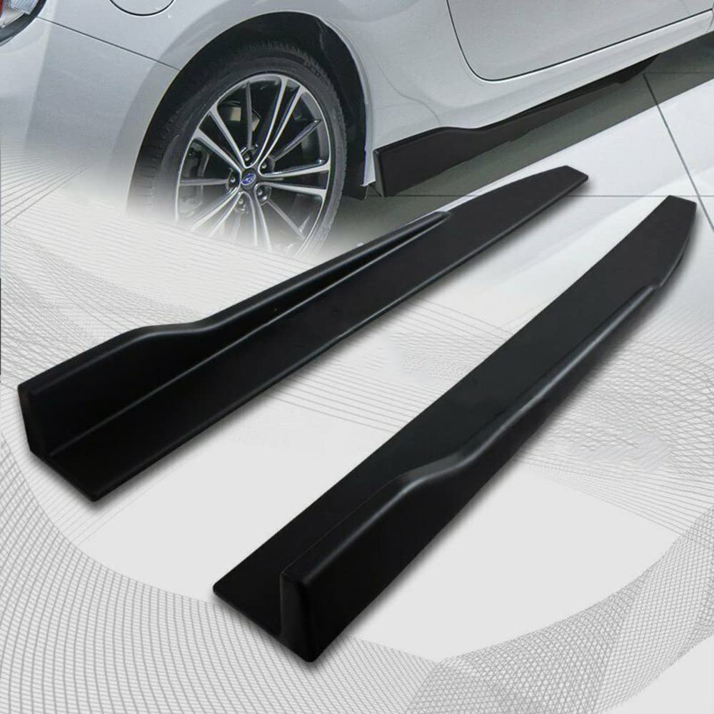 5PCS Front Bumper Lip + Side Skirt Rocker Winglet Canard Diffuser Wing Kit for 2018-2023 Kia Stinger GT-Line | ABS Matte Black Body Spoiler Splitter | Enhanced Aerodynamics & Sporty Styling | Perfect for Car Enthusiasts & Street Racing