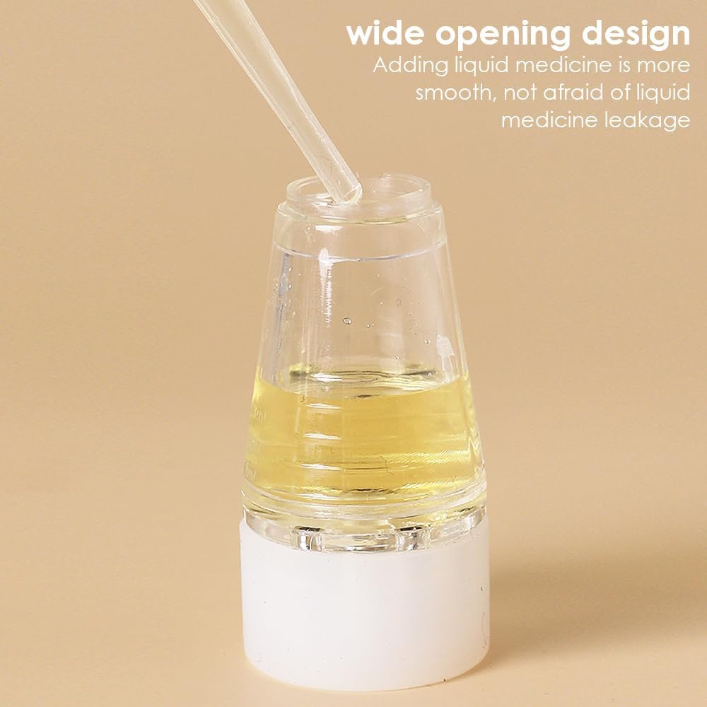 BHAGVAT Hair Oil Applicator Bottle with Roller Ball - 6ml Mini Portable Scalp Massage Comb for Hair Growth & Treatment | Perfect for Argan, Coconut, Castor Oils | At-Home Hair Care & Salon Use