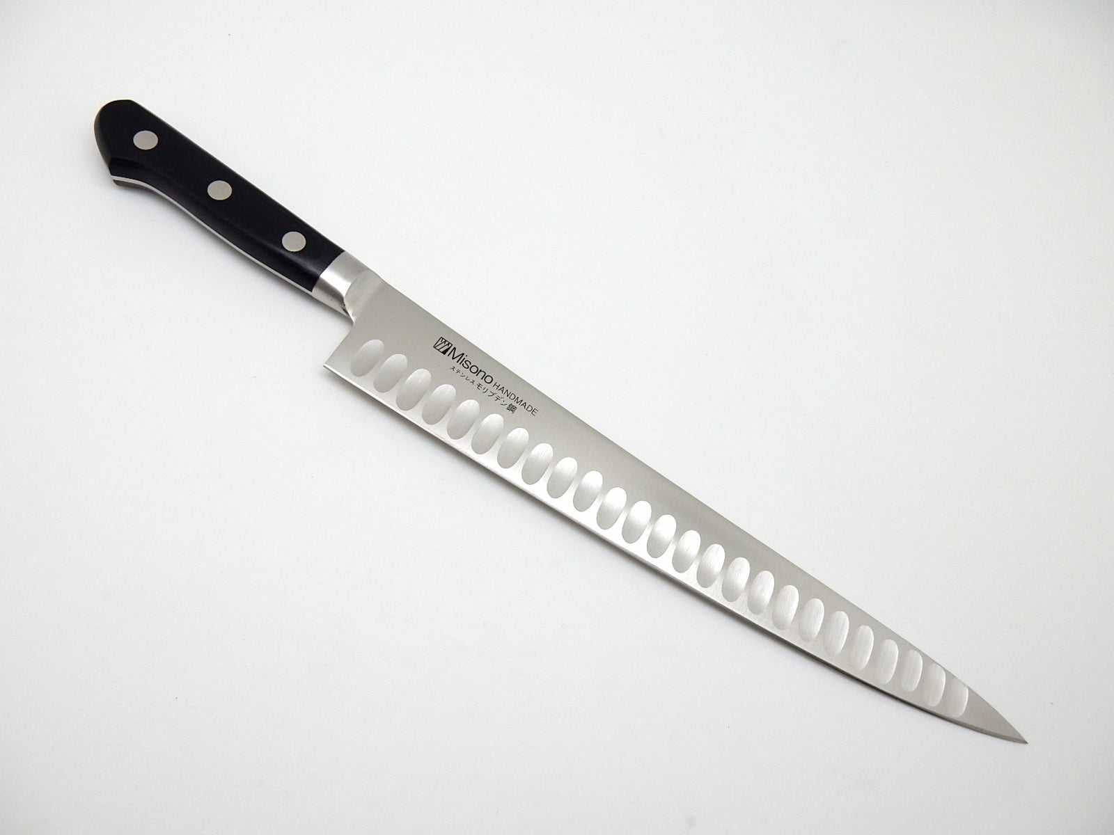 Misono Molybdenum Steel Sujihiki Knife - Razor Sharp Japanese Slicing Knife with Dimpled Blade for Sushi, Meat & Poultry - Perfect for Chefs & Home Cooking