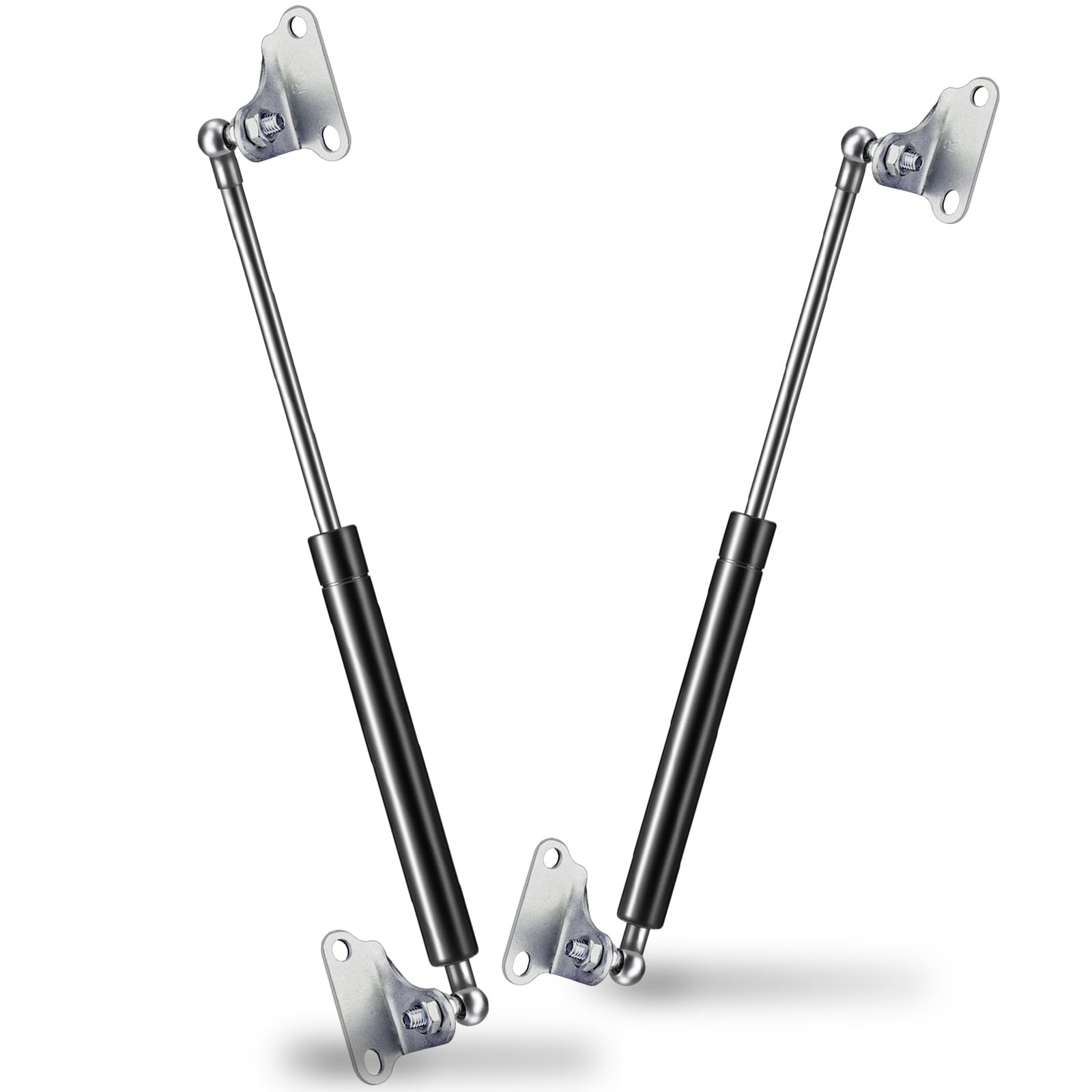 15 Inch 67lb/300N Gas Strut Shock Spring Lift Support - Heavy Duty Hydraulic Replacement Parts for RV Bed, Camper Storage Cover, Tool Box, Boat Hatch, TV Cabinet & Basement Doors (Set of 2) by AUCLIDIS | Perfect for Automotive, Marine & Home Storage Solutions