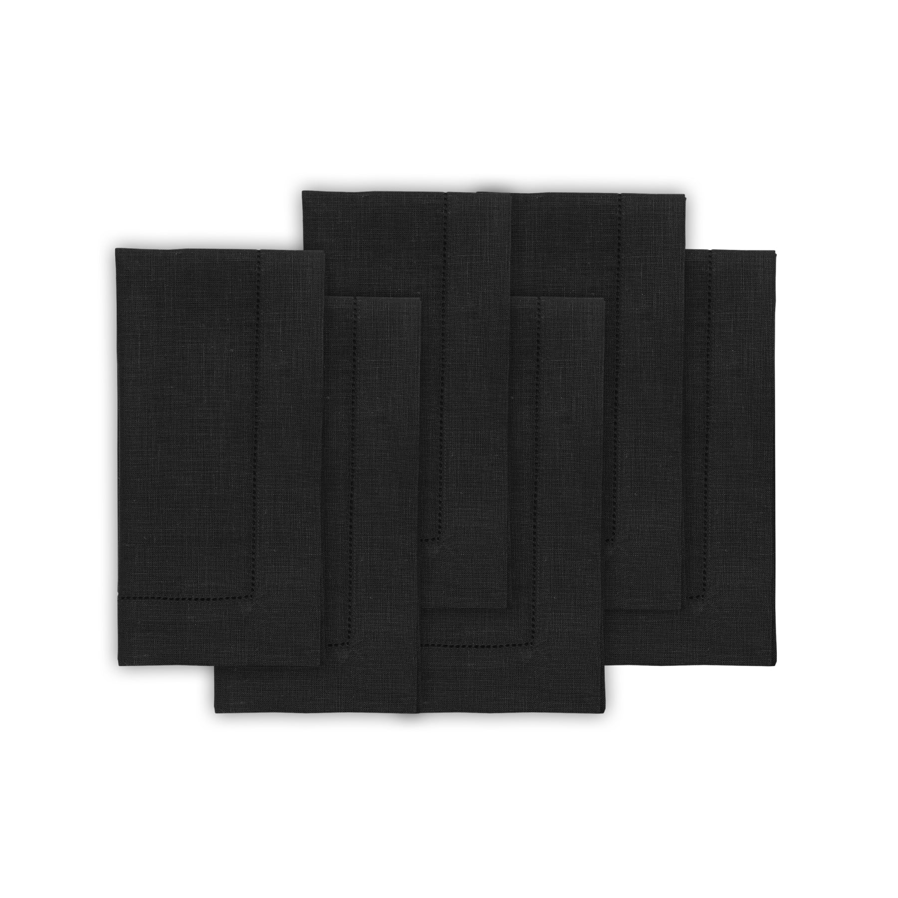 Premium Classic Hemstitch Linen Napkins - Elegant Dinner Table Decor for Weddings, Parties & Fine Dining