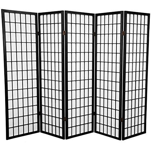 5 Panel Room Divider - Foldable Privacy Screen for Home & Office - Perfect for Room Separation, Nursery, Dorm, and Event Spaces