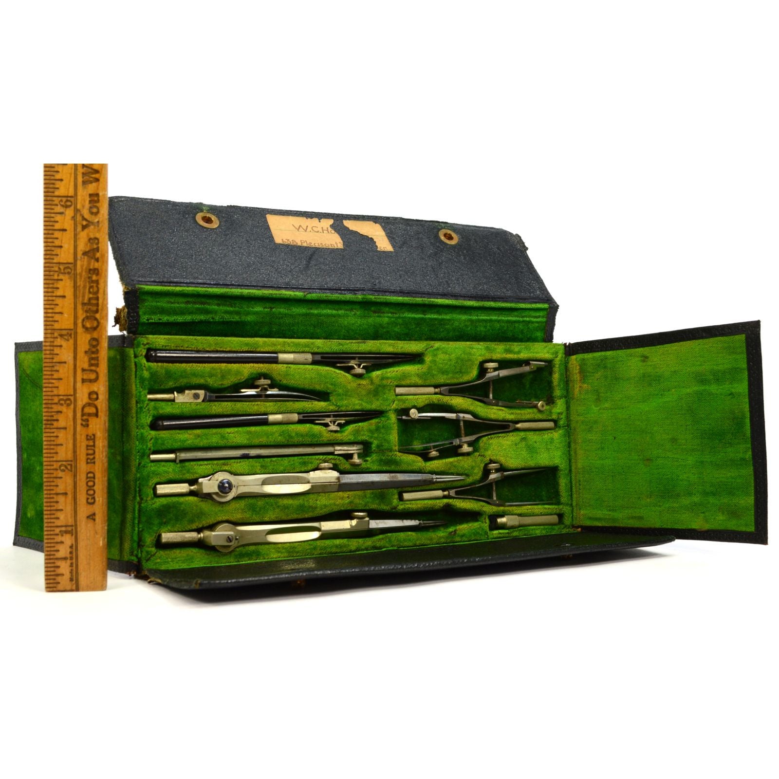 Vintage Antique Drafting Set No. 715 - Professional Drawing Tool Kit by Keuffel & Esser or Alteneder (Patented 1904) - Perfect for Architects, Engineers & Technical Drawing Enthusiasts